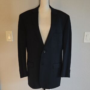 Pronto Uomo Men's Elegant Black Blazer Jacket 46L